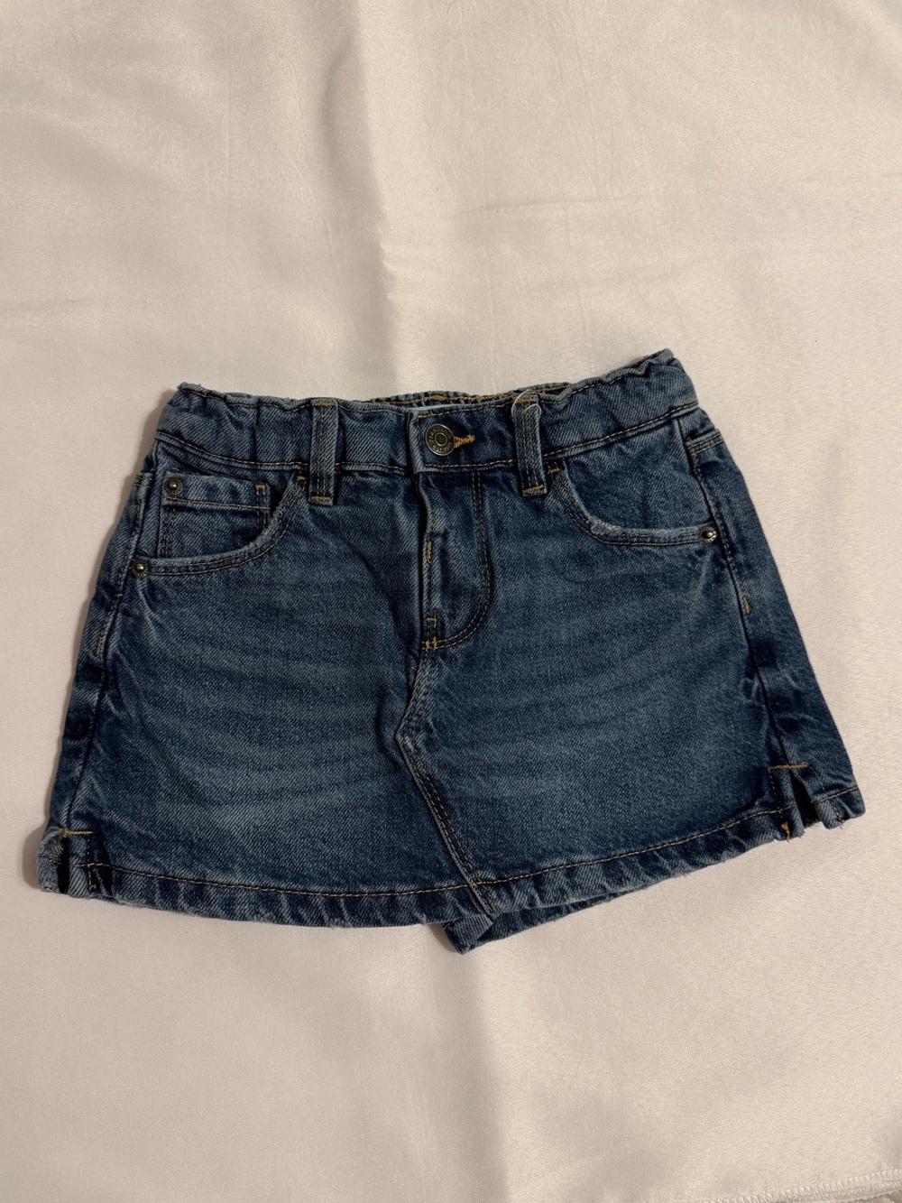 Girl's Zara Dark Blue Denim Skort- 4T